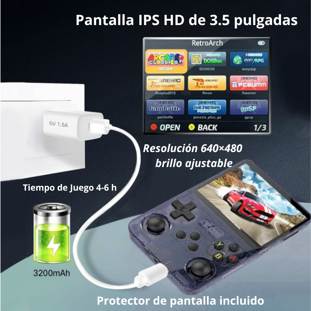 Consola Retro Portátil con 15.000 Juegos